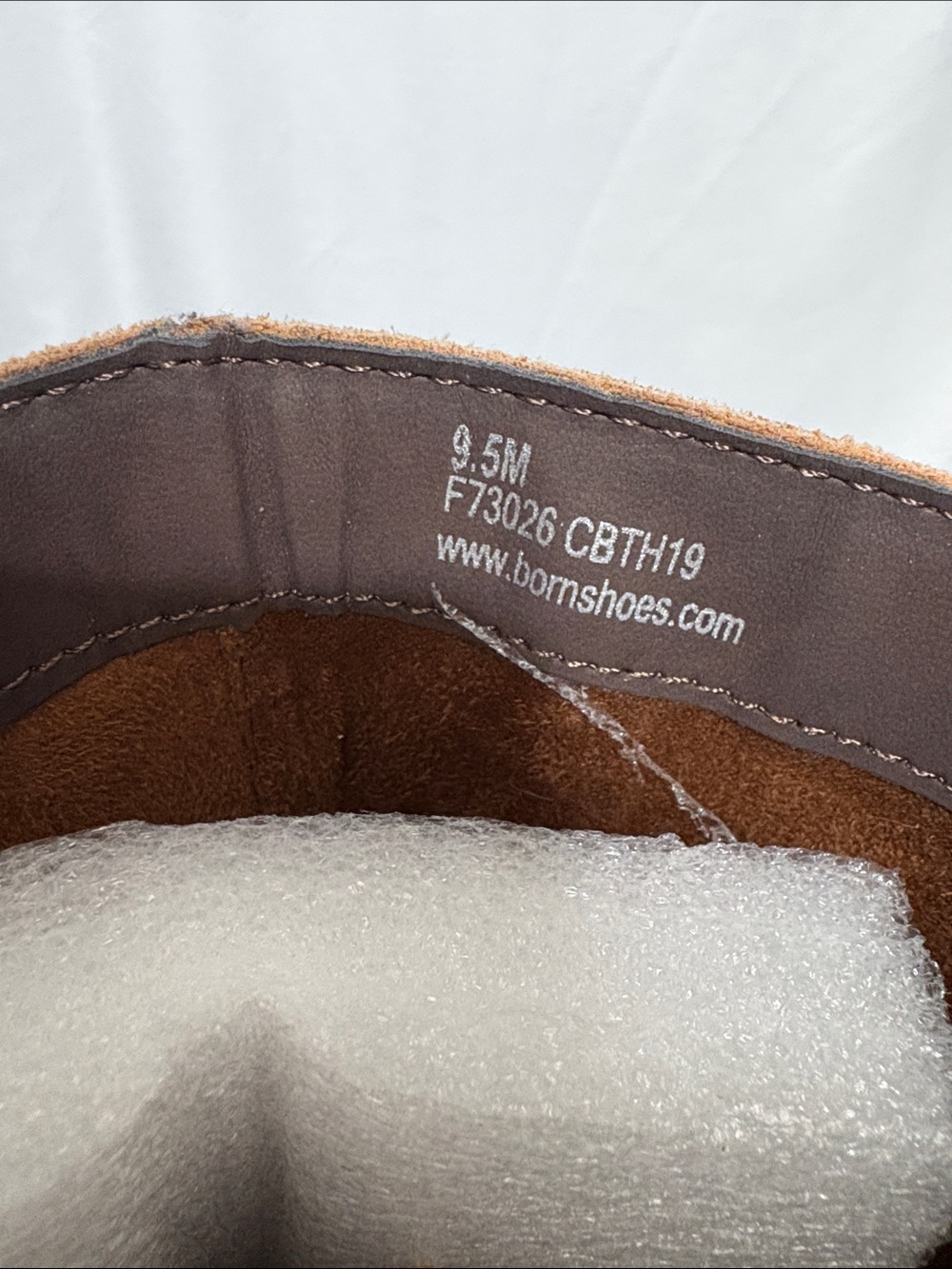 Born Chestnut Brown Suede To The Knee Boots - Picture 5 of 7